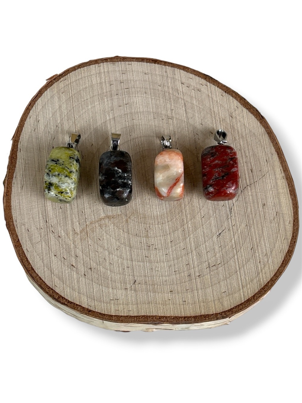 Bohemian Natural GemStone Pendant lots of 4